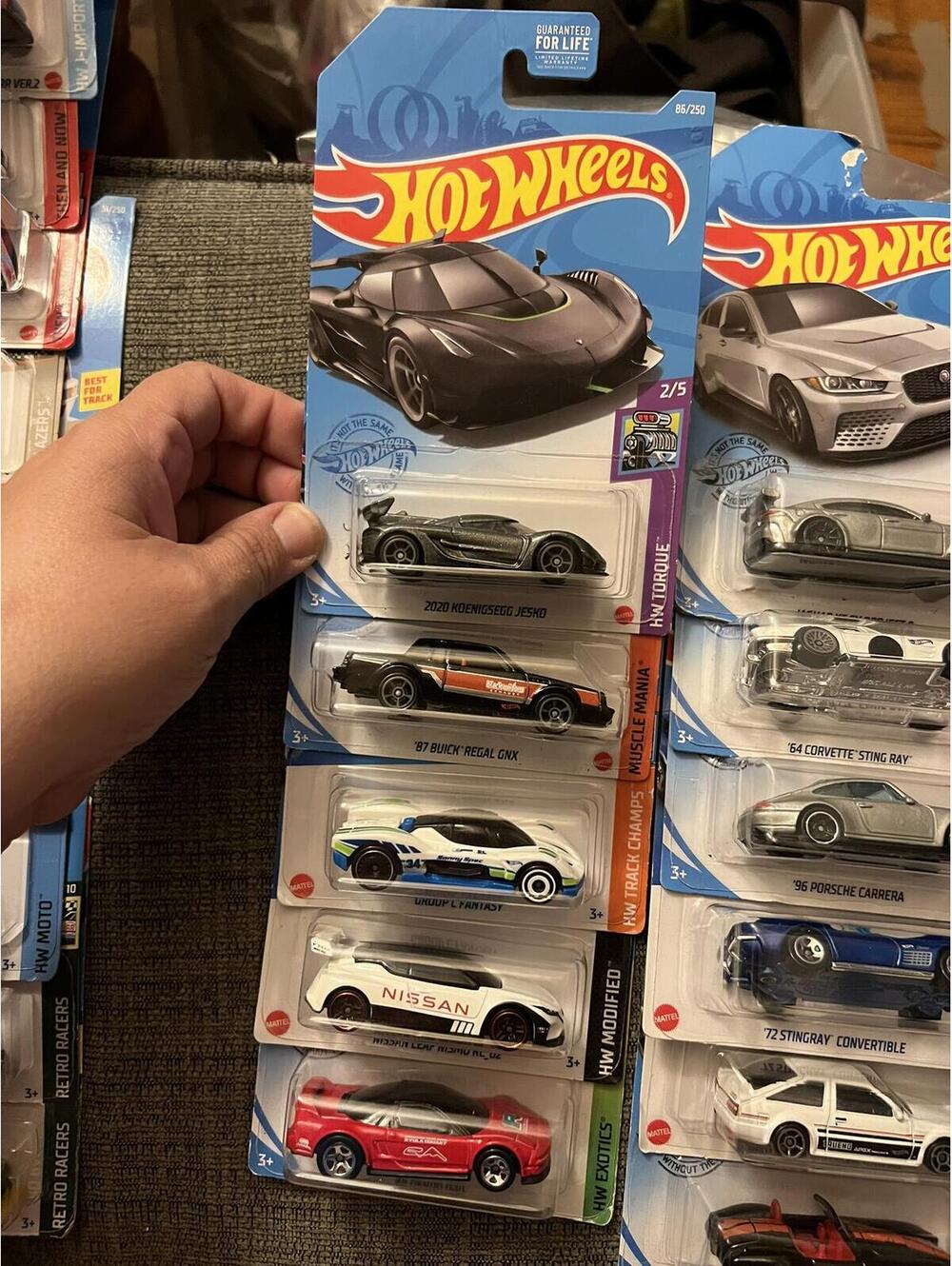 Hot Wheels Diecast Car Set - Multiple Models, New in Package (21 items)